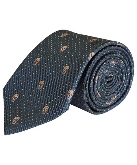 alexander mcqueen silk ties men.